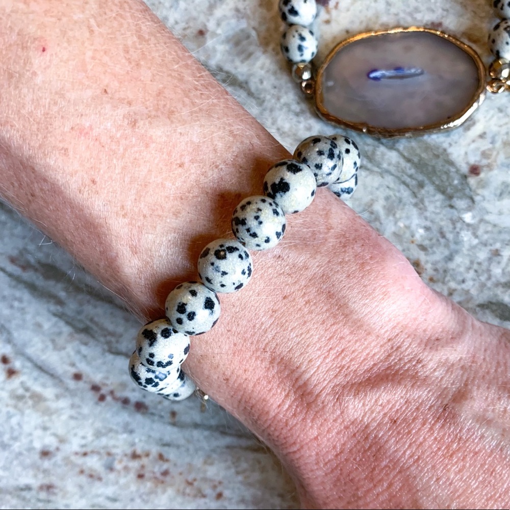 🦄HP🦄Purple Agate Jasper Bracelet - Picture 8 of 16